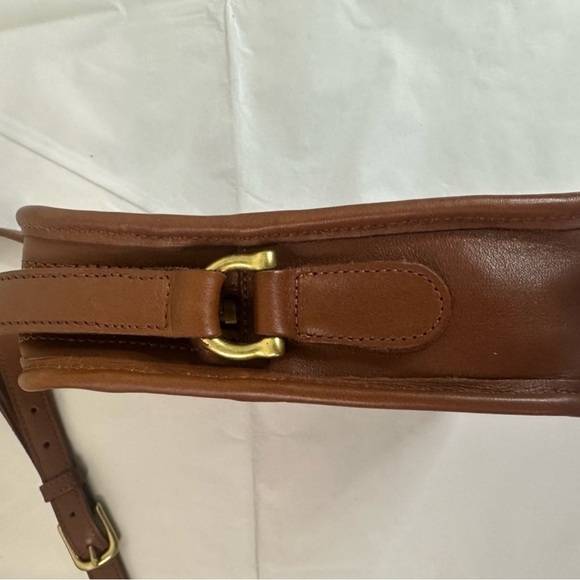 Vintage Coach Camera Bag Brown Leather Crossbody 9973 - Picture 5 of 13